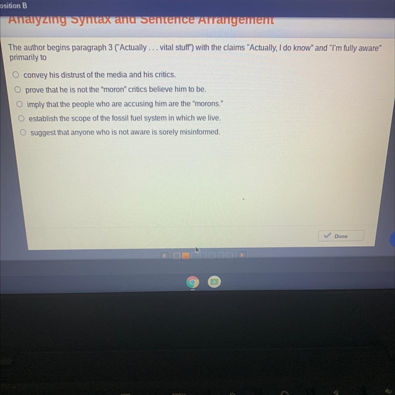 The author begins paragraph 3 ("Actually... vital stuff') with the claims &quot-example-1