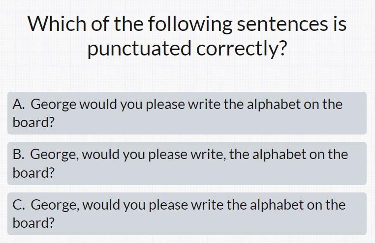 Which of the following sentences is punctuated correctly?-example-1