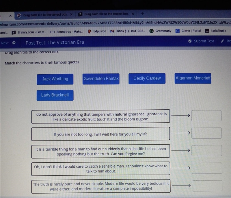 Please help me Drag each tile to the correct box ​-example-1