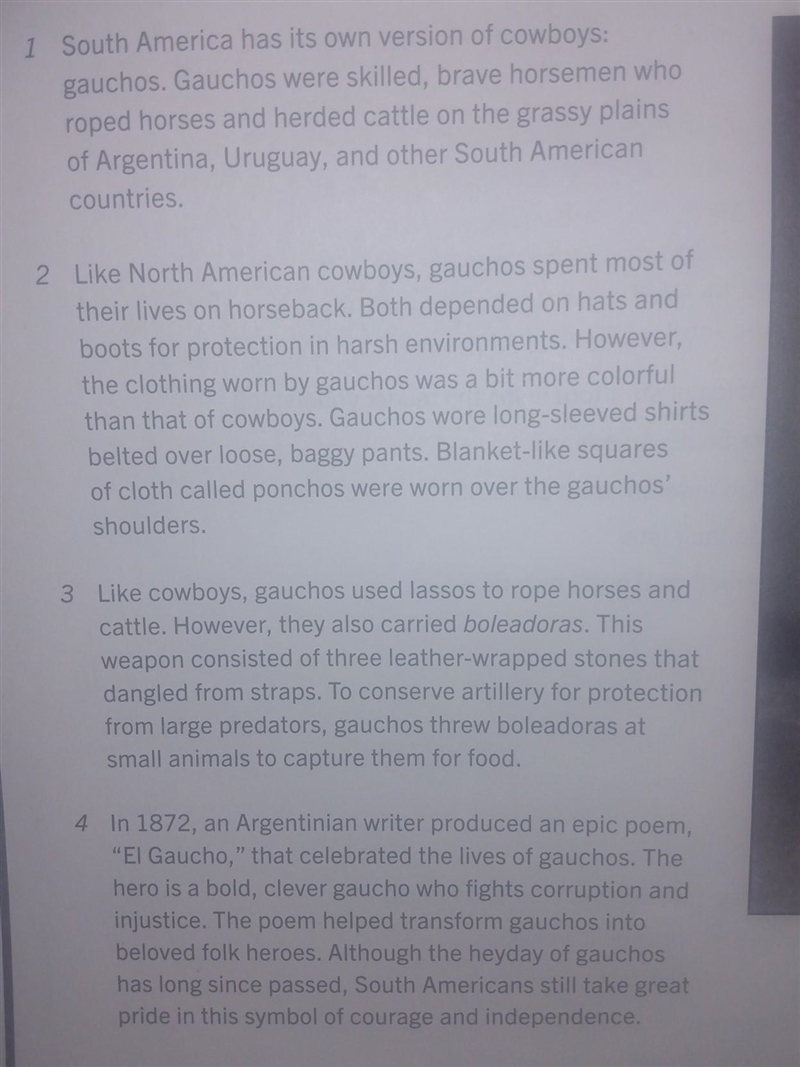 Which statement best expresses the author's message in the text? A In South America-example-1