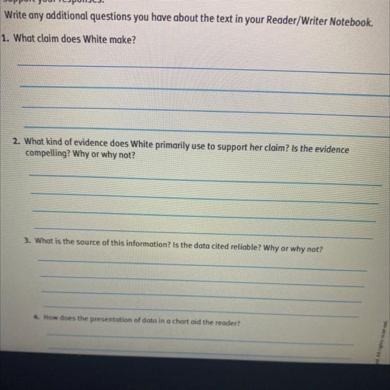 How does the presentation of data in a chart aid the reader-example-1