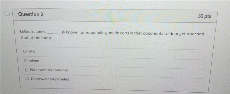 LeBron James, _____ is known for rebounding, made certain that opponents seldom get-example-1