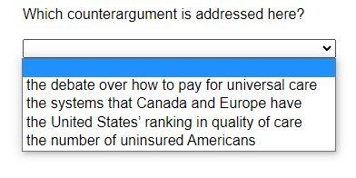 Although there is a heavy debate over how the United States should pay for a universal-example-1