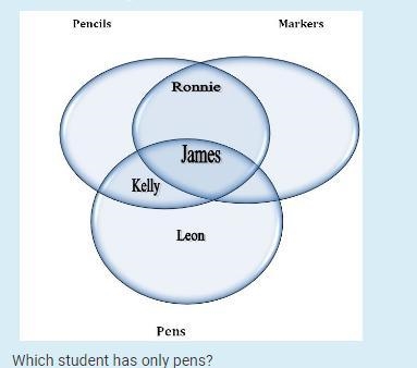 Which student only has pens-example-1