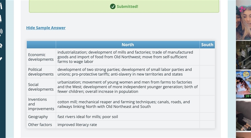 Part A In the chart, identify the text structure(s) used in the reading selection-example-1