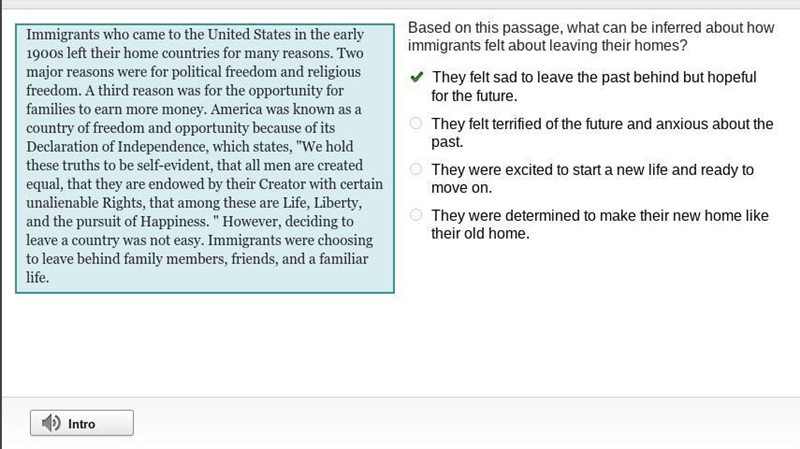 Immigrants who came to the United States in the early 1900s left their home countries-example-1