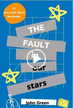 Recreate a new book cover for The Fault In Our Stars-example-1