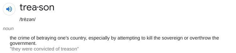 Henry says he would consider himself "guilty of treason towards his country&quot-example-1