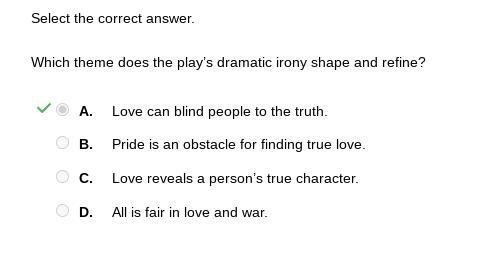 Which theme does the As You Like It by William Shakespeare Act III, Scene 2 dramatic-example-1