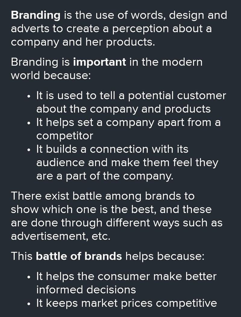 What connection does the author draw between branding and human behavior? Battle of-example-1