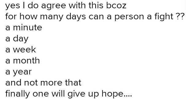 'But violence cannot be ever-lasting. Sooner or later it has to go' Do you agree with-example-1