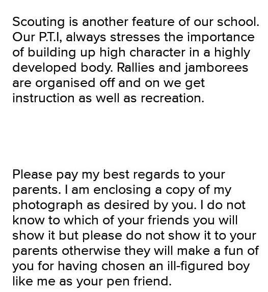 Write a letter to your penpal telling him/her why you like your school​-example-4