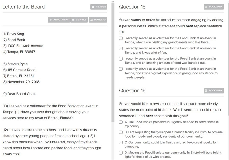 PLease help with Question 15 and 16. You have to read the sentence 10 and 11 from-example-1