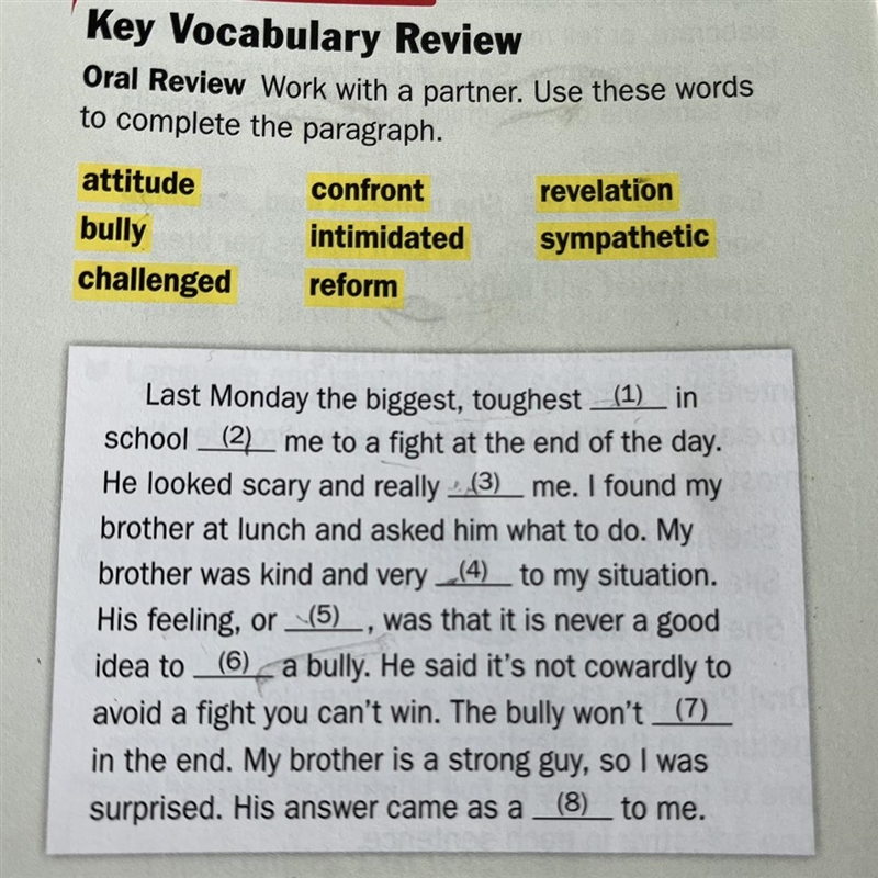 Key Vocabulary Review-example-1