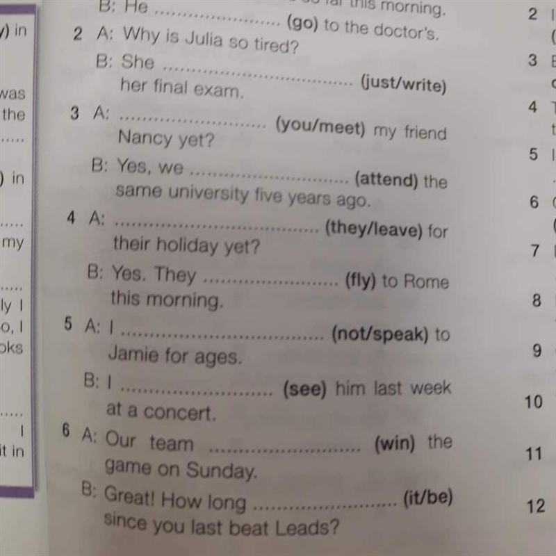 Past simple or present perfect please help-example-1