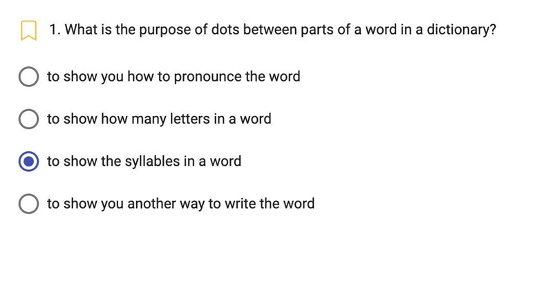 What is the purpose of dots between parts of a word in a dictionary? IS my answer-example-1