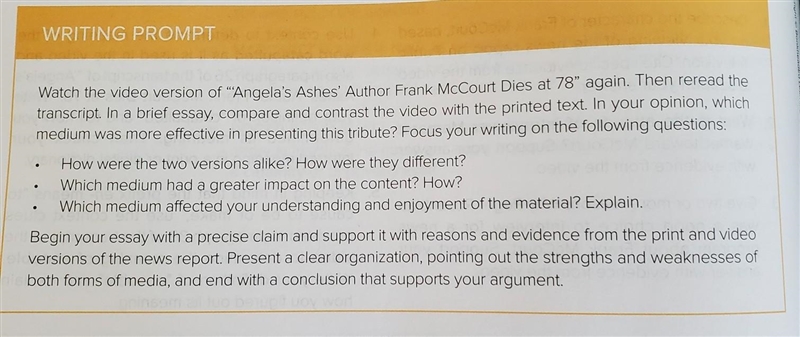 Submit your essay for the Angela's Ashes Writing Prompt about the language of the-example-1