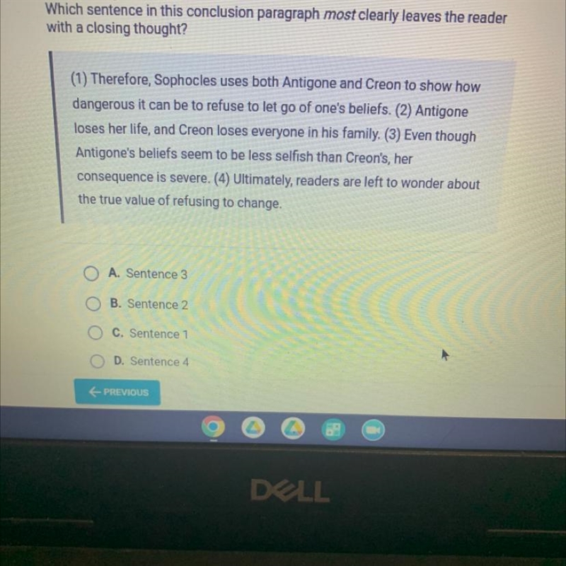 Which sentence in this conclusion paragraph most clearly leaves the reader with a-example-1