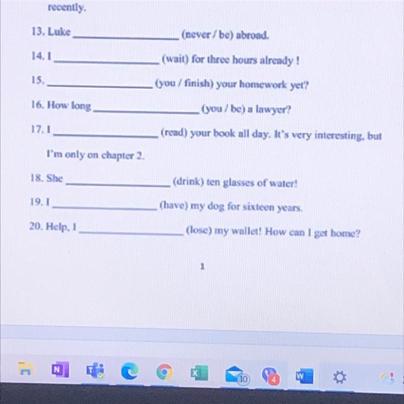 Plss can someone finally help me Present perfect simple or present perfect continuous-example-1