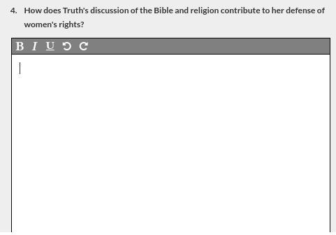 How does Truth's discussion of the Bible and religion contribute to her defense of-example-1