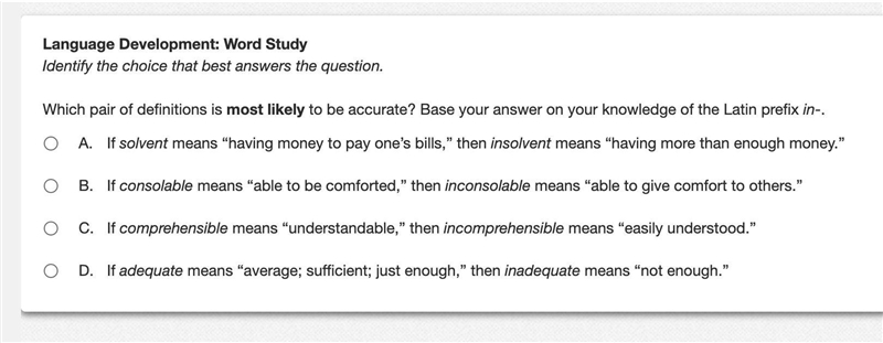 Which pair of definitions is most likely to be accurate? Base your answer on your-example-1