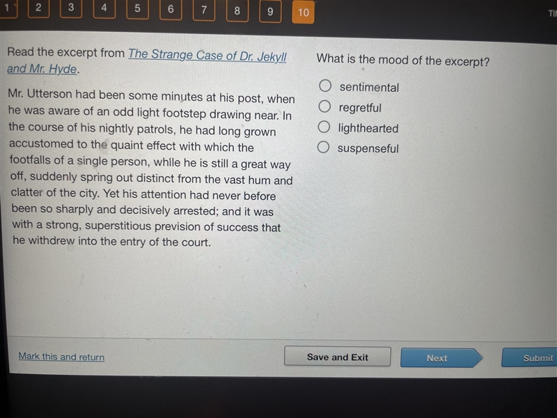 What is the mood of the excerpt-example-1