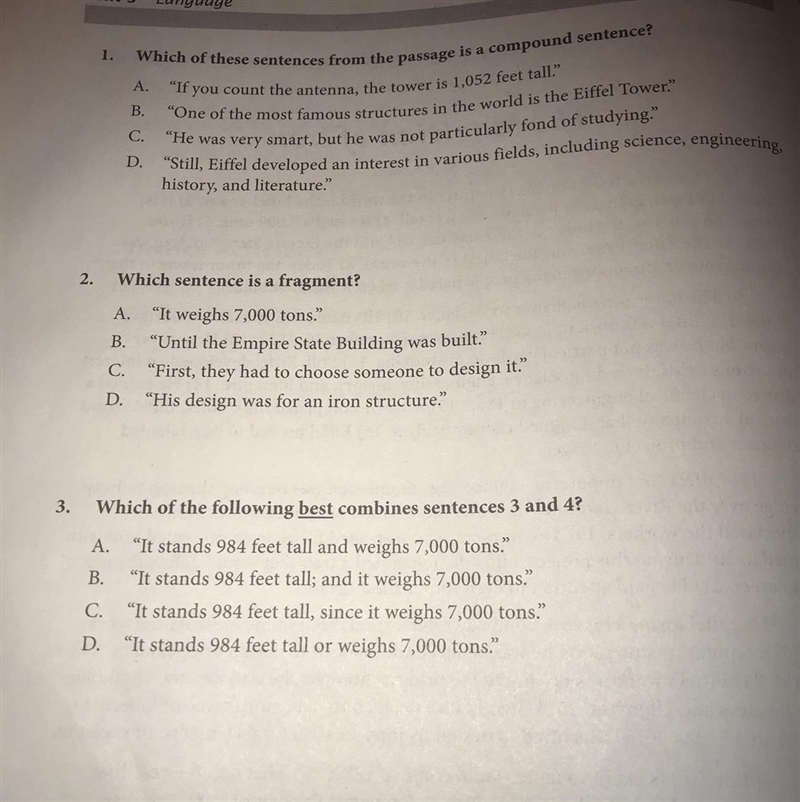 Answer number 1 please-example-1