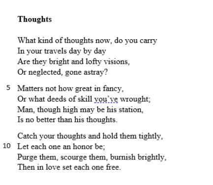 1. Why does the poet ask the questions in the first stanza? * 1 point a. He is inquisitive-example-1