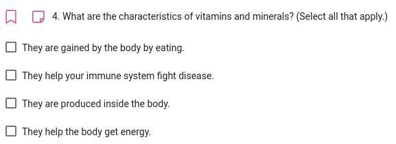 What are the characteristics of vitamins and minerals? (Select all that apply.) ⚠PLEASE-example-1