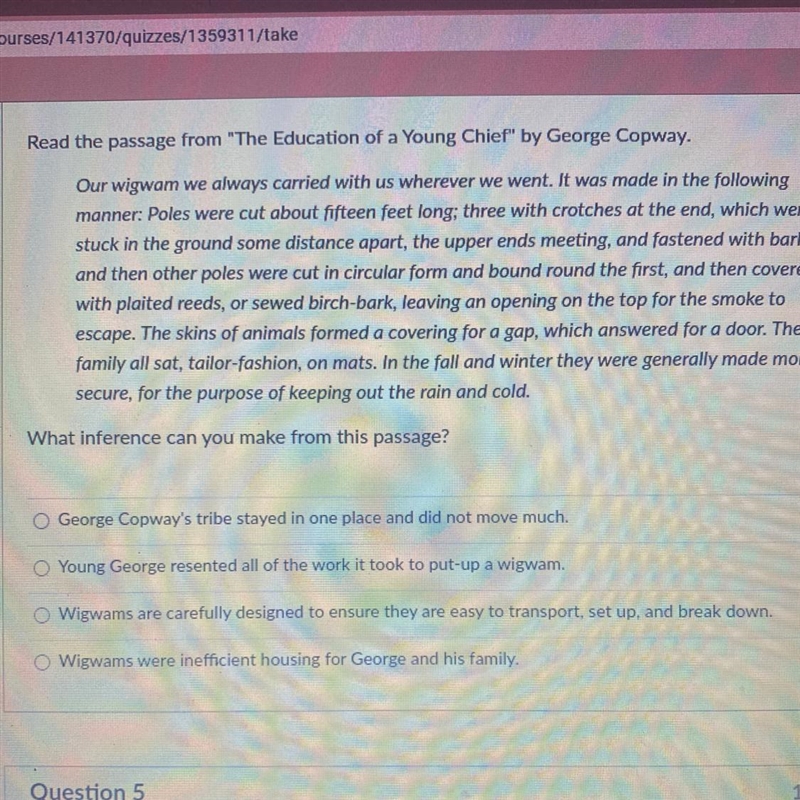 GIVE BRAINLESIT !!!! HurryyyRead the passage from "The Education of a Young Chief-example-1