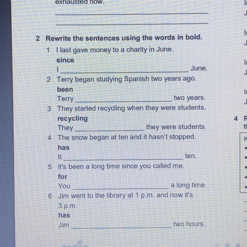 Hello there! Can you please help me with my English homework Task is in the photo-example-1