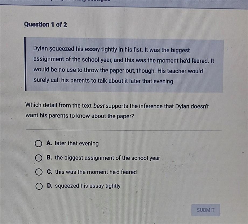 Can Someone please help me its due in 10 minutes PLEASE HURRY Dylan squeezed his essay-example-1