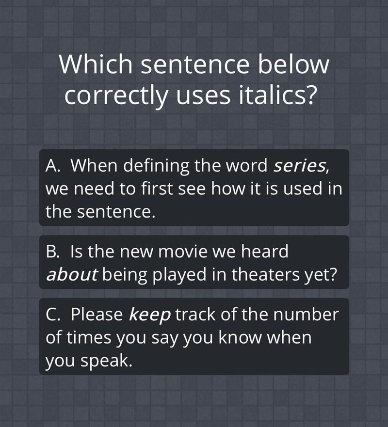 I’m not entirely sure if it’s A or B help?-example-1