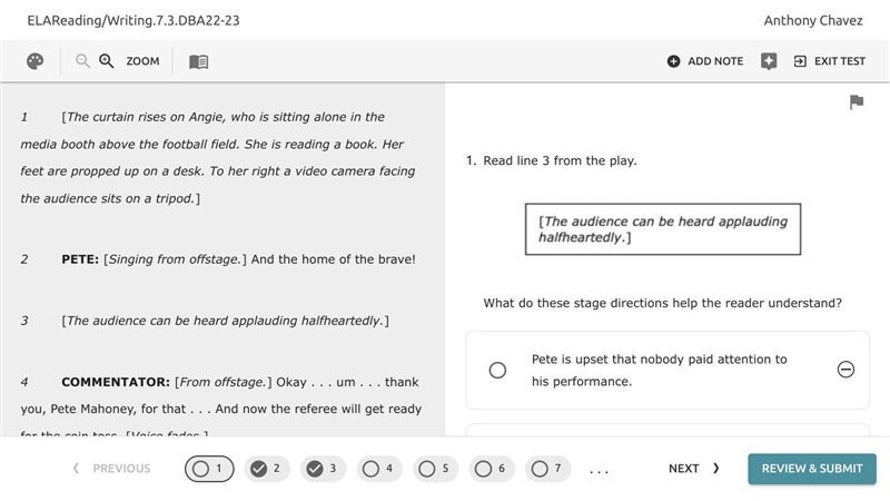 Can anyone please help on 7th grade english-example-1