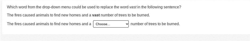 Please help and the options are ... acceptable,interesting,large,small-example-1