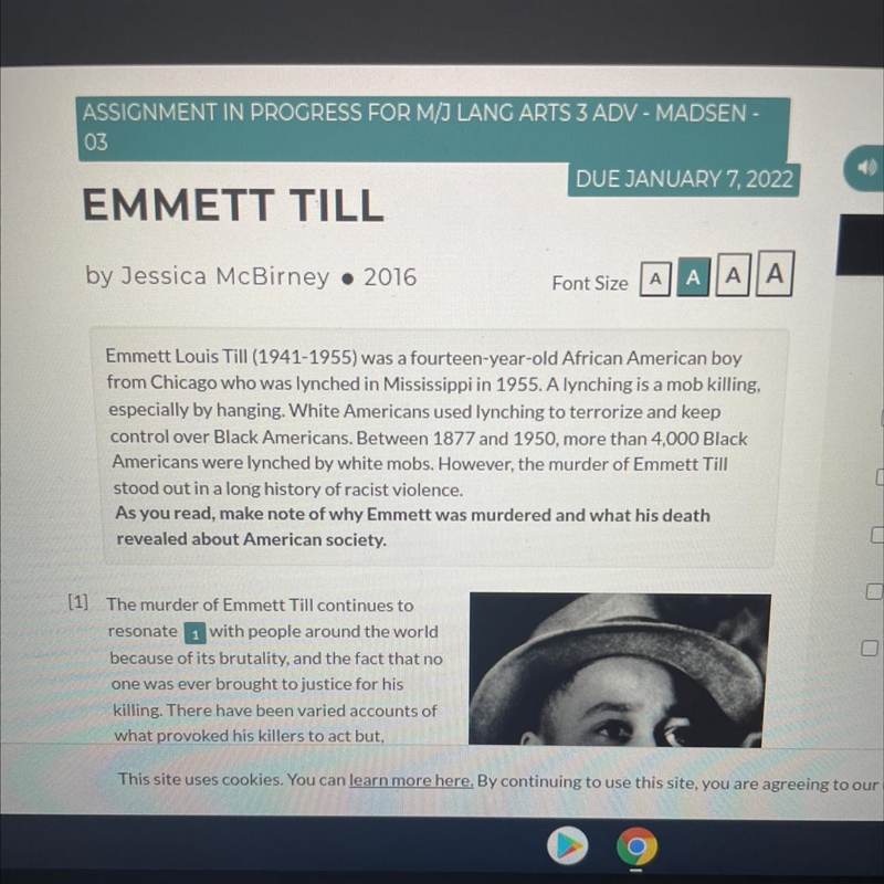 Emmit till common lit-example-1