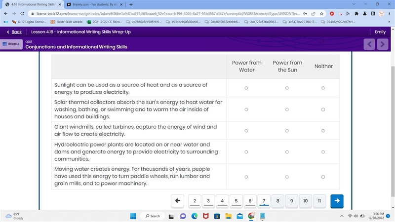 A student is writing a report about alternative energy sources and wants to cover-example-1