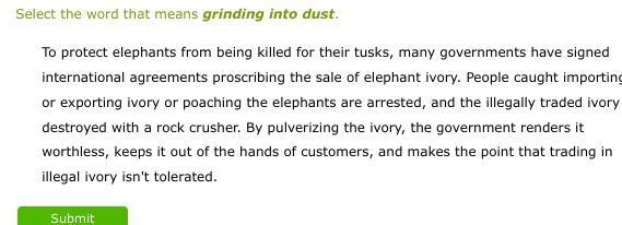 What word is grinding into dust?-example-1