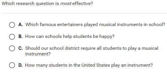 Which research question is most effective?-example-1