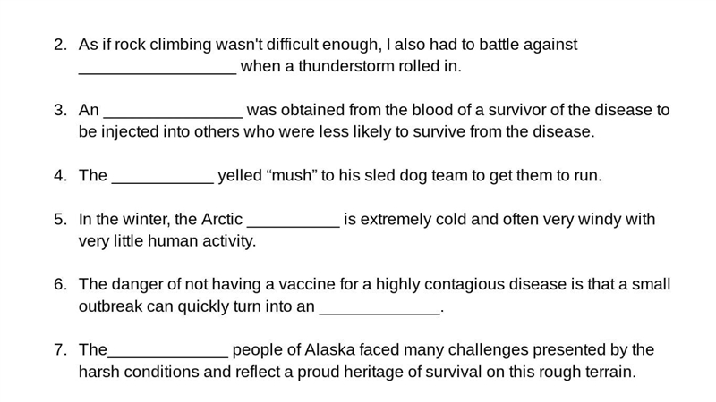 Sled Dogs: Informational Text Vocabulary Preview-example-2