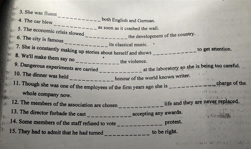 Fill the gaps with the correct preposition-example-1