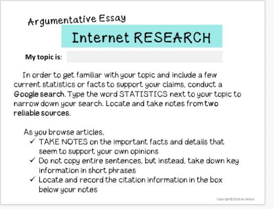 Persuasive/Argumentative Essay Writing Part 1-example-2