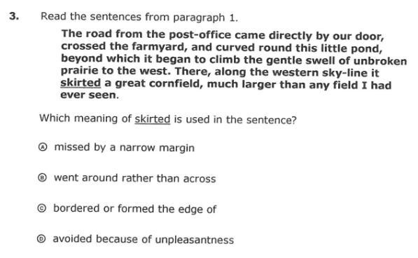 Which meaning of skirted is used in the sentence?-example-1