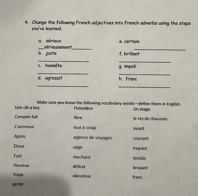 Please answer all of section 4! (In french)!-example-1