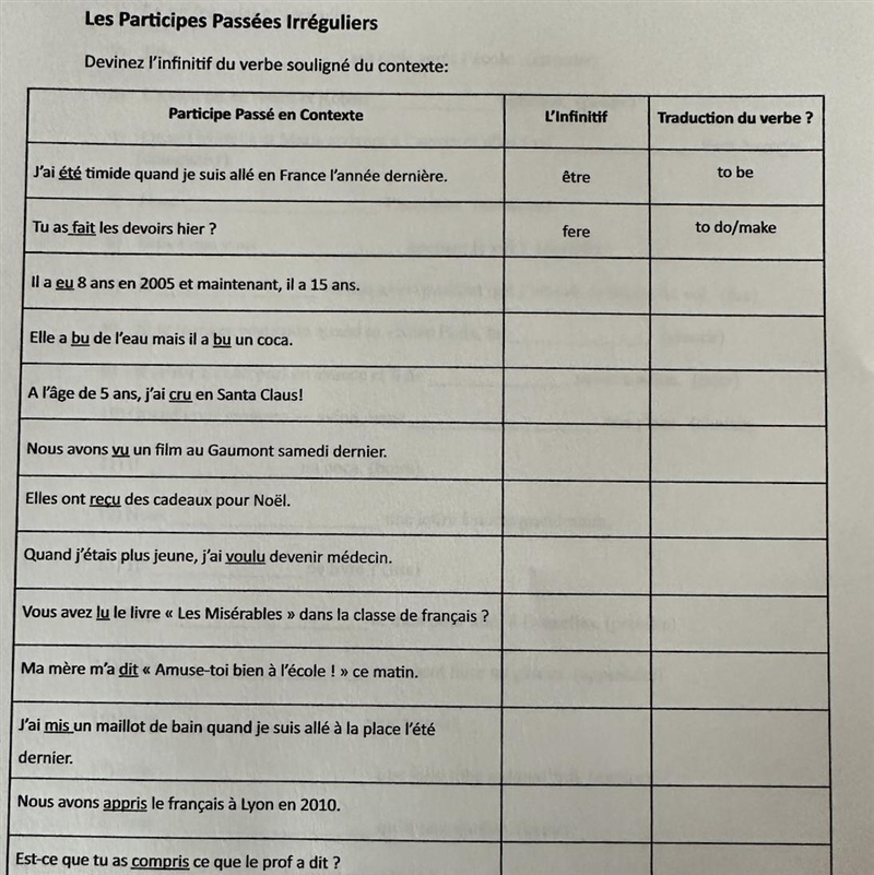 Please fill out the rest of the chart-example-1