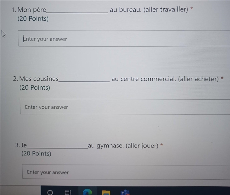 Can you please help on these french questions.​-example-1