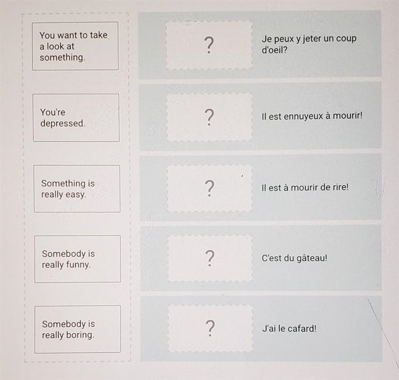 Please associate the statements in column A to the idioms in column B.​-example-1