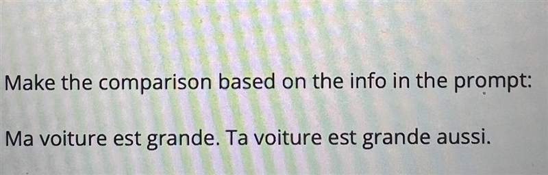 Make the comparison based on the info in the prompt-example-1