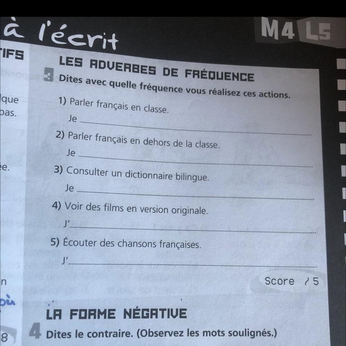 Bonjour can you please, do my French homework 3. (Photo)Merci.-example-1