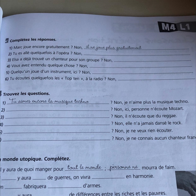 Bonjour, can you please help me with my french homework Ex3(photo) Merci! Thank u-example-1